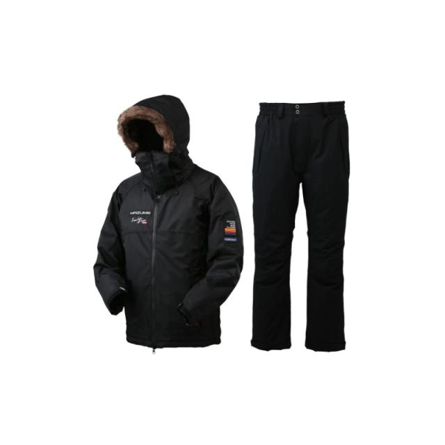 オレンジブルー MZFW-869 mazume CONTACT ALL WEATHER SUIT ブラック M【釣り　防寒ウェア　防寒着】