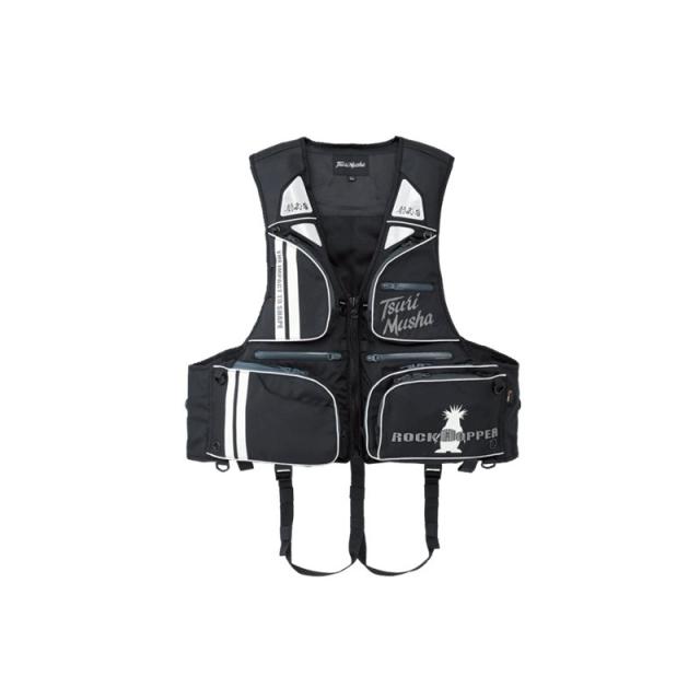 釣武者 V00905 コーデュラダイヤルベスト グレー 3L