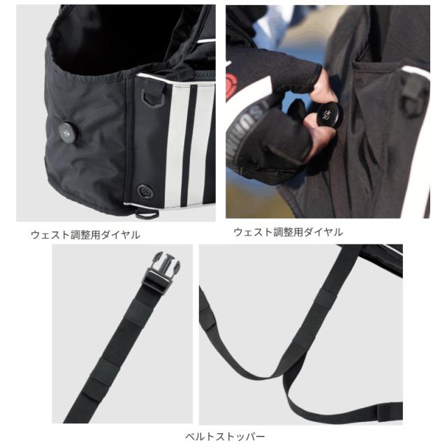 釣武者 V00905 コーデュラダイヤルベスト グレー 3L_3