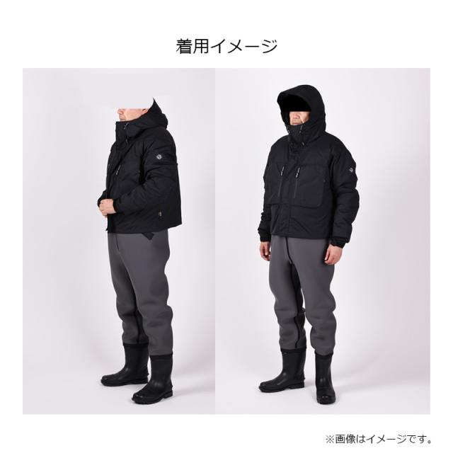 リバレイ 5463 RV ウォームウェーディングジャケット ブラック Lの通販