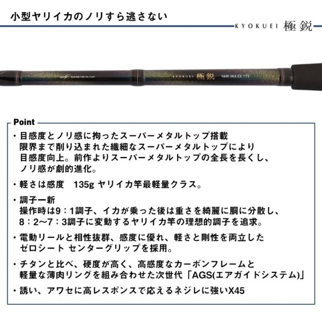 ダイワ 極鋭ヤリイカ EX 173・J