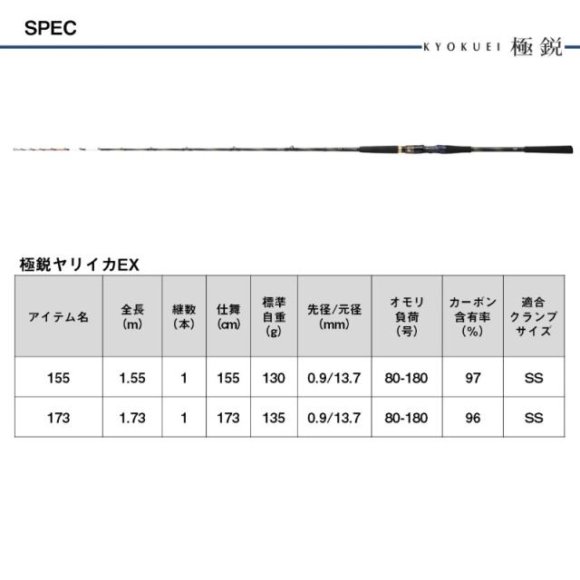 ダイワ 極鋭ヤリイカ EX 173・J