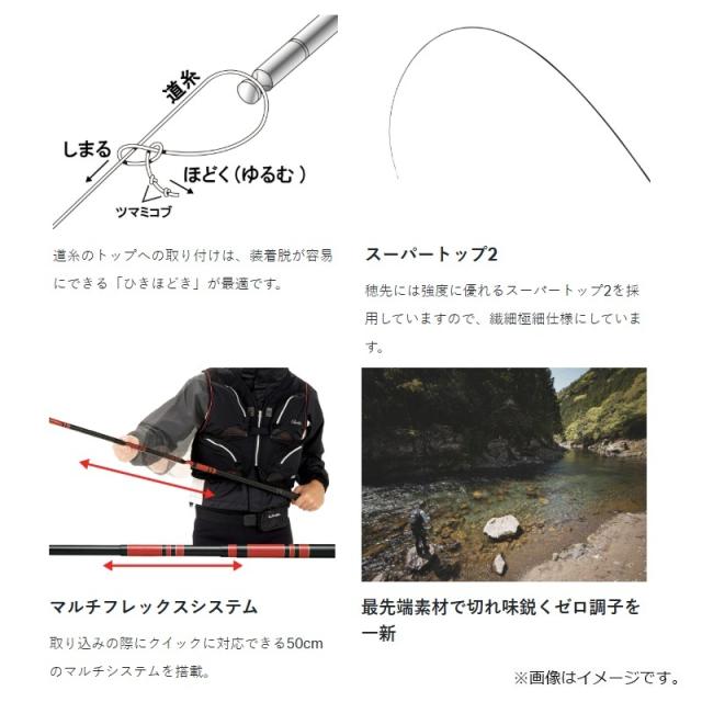 がまかつ がま渓流 MF本流ゼロリーダー2 7.5m
