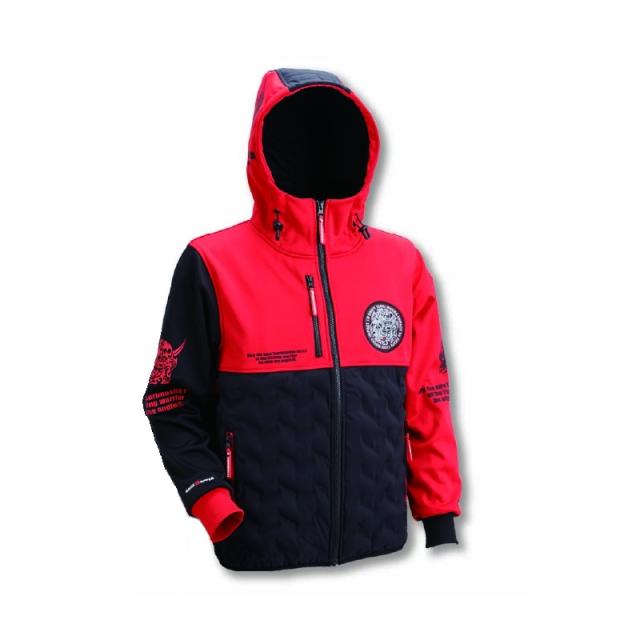 釣武者 A01704 グレートマスター フュージョンシェル 武者レッド LL