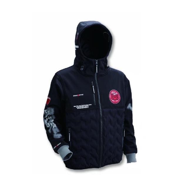 釣武者 A01802 グレートマスター フュージョンシェル MUSHAグローブラック M