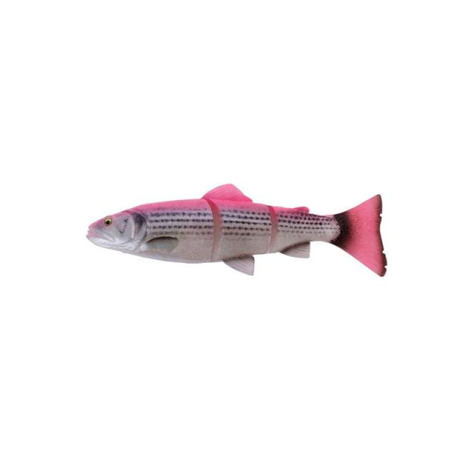 サベージギア 3DラインスルートラウトSS 12インチ ピンクバックボラの