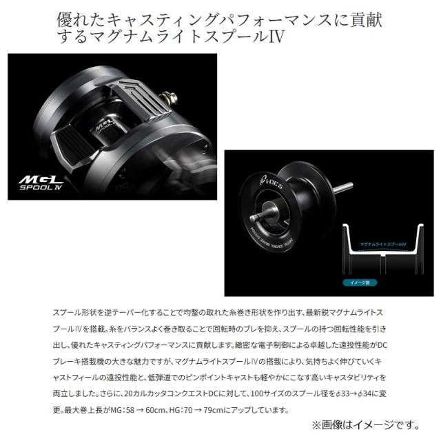 シマノ 26カルカッタコンクエストDC 101HG LEFT　/ ベイト リール 左巻　2026年6月発売予定_4