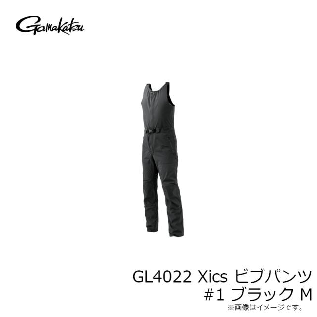 がまかつ GL4022 Xics ビブパンツ #1 ブラック M_2