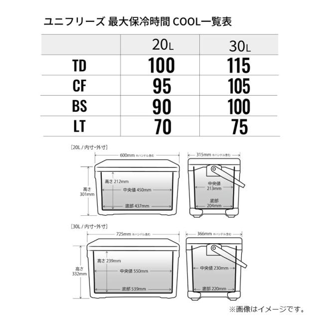 シマノ ND-630Z ユニフリーズ BS 30L キャスター スカイブルー_5