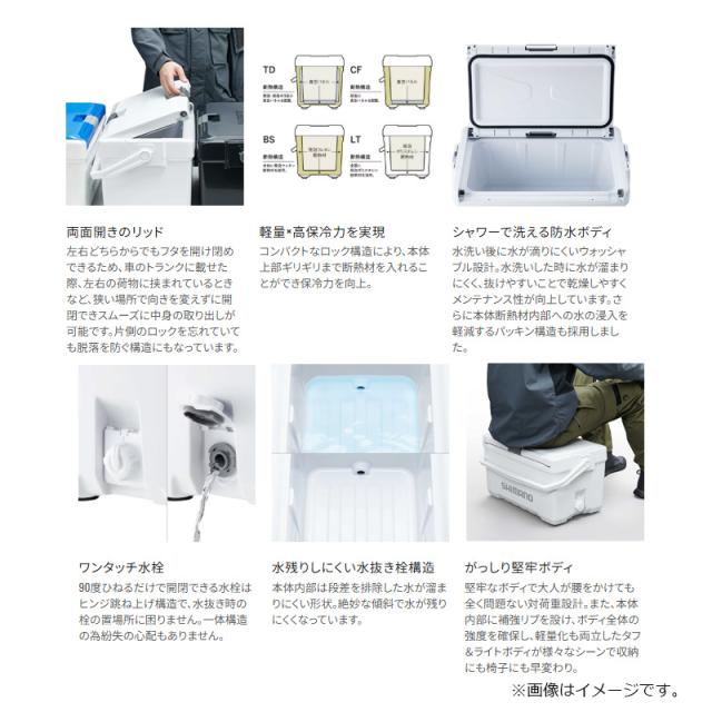 シマノ ND-630Z ユニフリーズ BS 30L キャスター スカイブルー_7