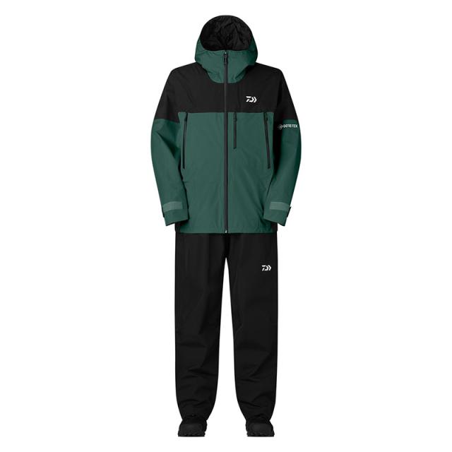 ダイワ DR-1926 GORE-TEX バーサタイルレインスーツ ダルグリーン Mの