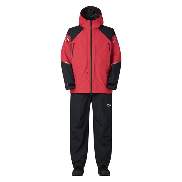 ダイワ DR-3126 RAINMAX コンビアップレインスーツ レッド 2XL