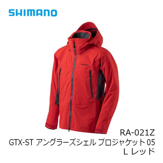 シマノ RA-021Z ゴアテックスストレッチ アングラーズシェル プロ ジャケット05 L レッド_6