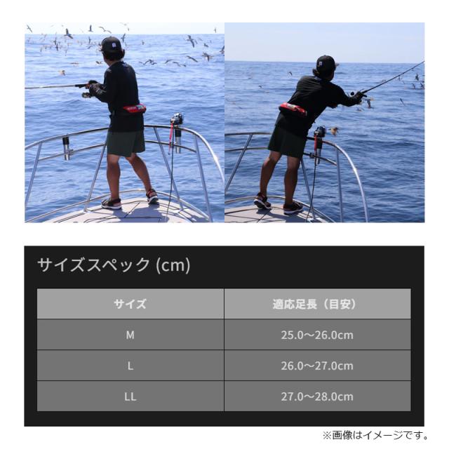 オレンジブルー MZSH-875 mazume ROUGH WATER デッキサンダル ブラック L_2