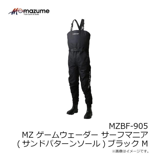 オレンジブルー MZBF-905 MZ ゲームウェーダー サーフマニア(サンドパターンソール) ブラック M_3