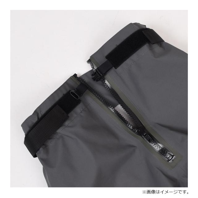 リバレイ 5469 RV フロントZIPウエストウェーダー グレー 2XL_1