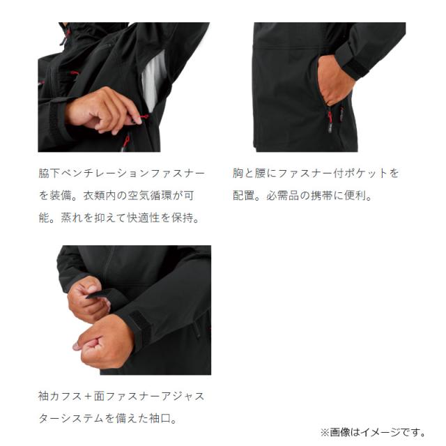 がまかつ GM3819 ストレッチジャケット ブラック(Gamakatsu) LL_4