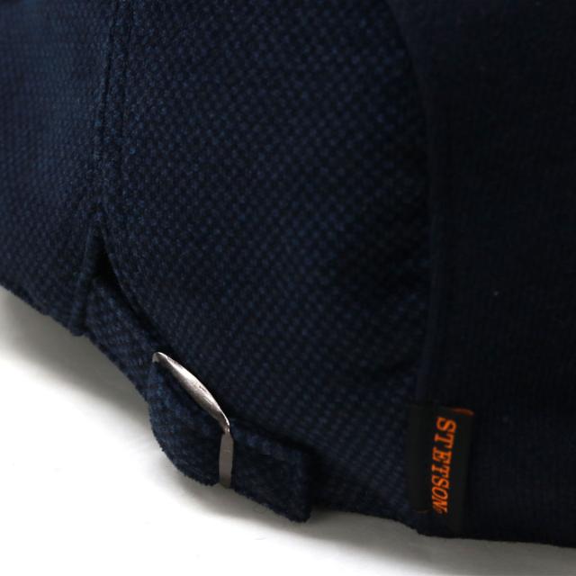メンズ 帽子 秋冬 ハンチング パッチワーク コーデュロイ チェック 柄 パッチワーク ウール STETSON ツイード ステットソン ブランド 57cm 59cm 61cm / 紺 ネイビー 茶 ブラウン［ ivy cap ］stetson 帽子通販 送料無料 ギフト プレゼント 40代 50代 60代 ファッション_5