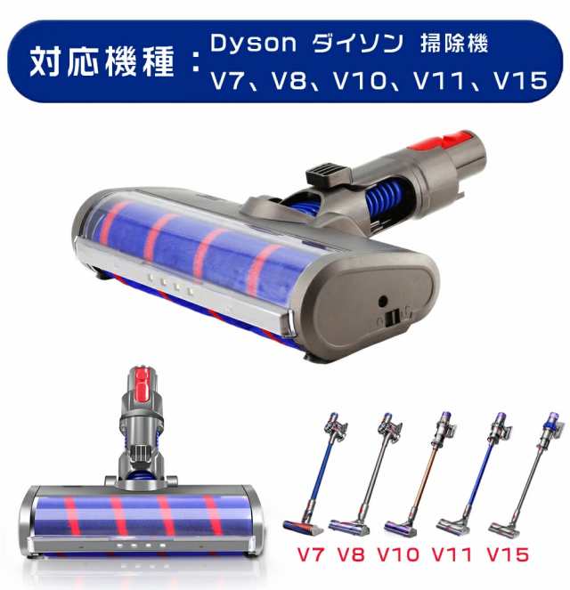 Dyson ダイソン 掃除機用 ソフトローラクリーナーヘッド V7 V8 V10 V11 V15互換 交換用 フロアヘッド 掃除機部品 掃除機アクセサリーの通販はau  PAY マーケット - 安吉問屋 | au PAY マーケット－通販サイト