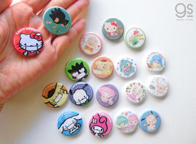 ハローキティ キャラクター缶バッジ サンリオ マスクシリーズ 32mm イラスト Lcb405 Gs 公式グッズの通販はau Pay マーケット ゼネラルステッカー