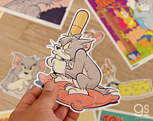 トムとジェリー クロス素材ステッカー ひょっこり キャラクター アメリカ アニメ Tom And Jerry 人気 かわいい インテリア Tj047の通販はau Pay マーケット ゼネラルステッカー