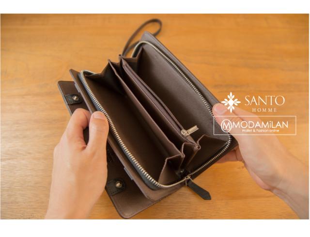 売りつくし価格】イタリアンレザー 財布 イタリアン カーボン レザー