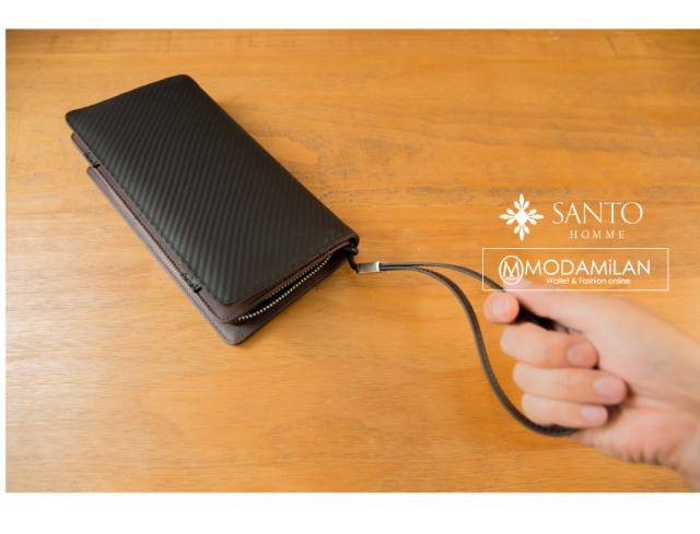 売りつくし価格】イタリアンレザー 財布 イタリアン カーボン レザー