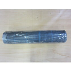 日本ワイドクロス 防草アグリシート シルバーグレー 100cm×100m SG1515 ブルー格子ライン入りの通販は