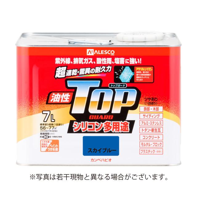 カンペハピオ 油性トップガード 7L スカイブルー