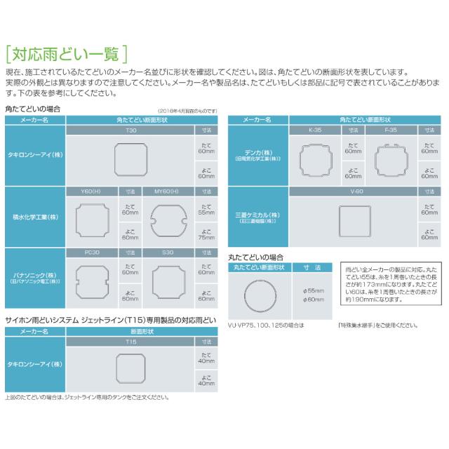 タキロン天水取り置く貯蔵タンク アメマルシェ 120リッター