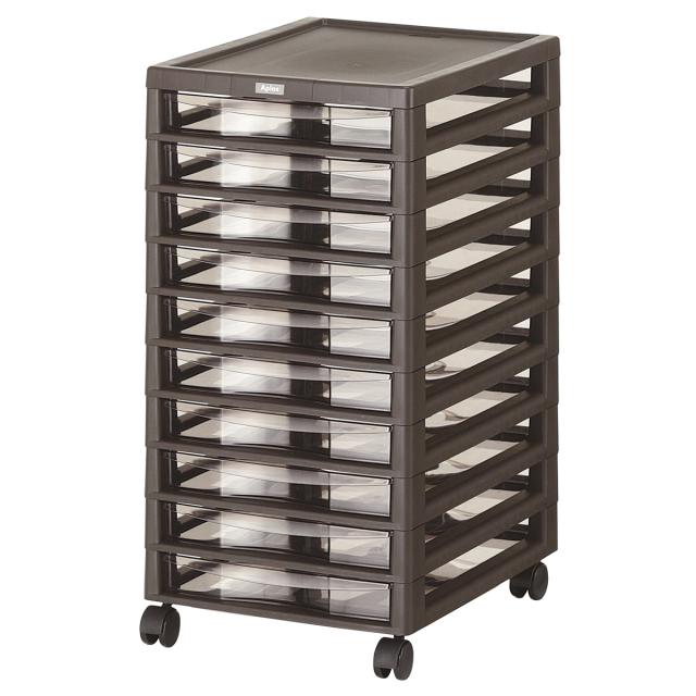 JEJ アプロス B4 浅型 10段 ダークブラウン 1020247の通販は 6,026円