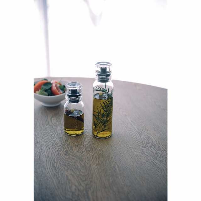HARIO ドレッシングボトルスリム 120ml×2本セット ブラック   ペールグレー ｜ ハリオ ドレッシング入れ 容器 調味料入れ 食洗機対応 手作り たれ だし 調味油 保存瓶 ガラス
