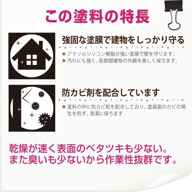 カンペハピオ 水性シリコン外かべ用 14L ライトベージュ_5