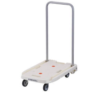 TRUSCO トラスコ 樹脂台車 こまわり君 省音G車輪 ホワイト MP-6039N2-Wの通販は 5,714円