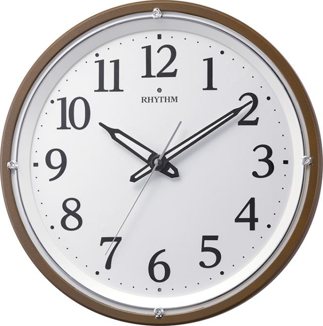 電波時計 掛け時計 303振り子時計シルバー/インテリア 電波時計