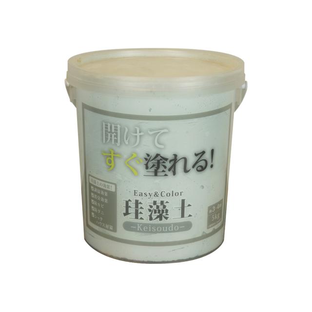 ワンウィル EASY＆COLOR 珪藻土 5kg ライトブルーの通販は 5,387円