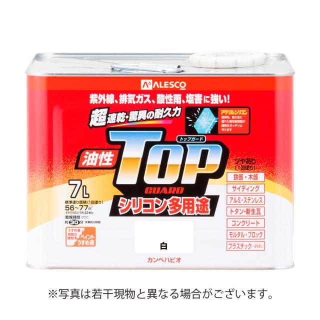 カンペハピオ 油性トップガード 7L 白