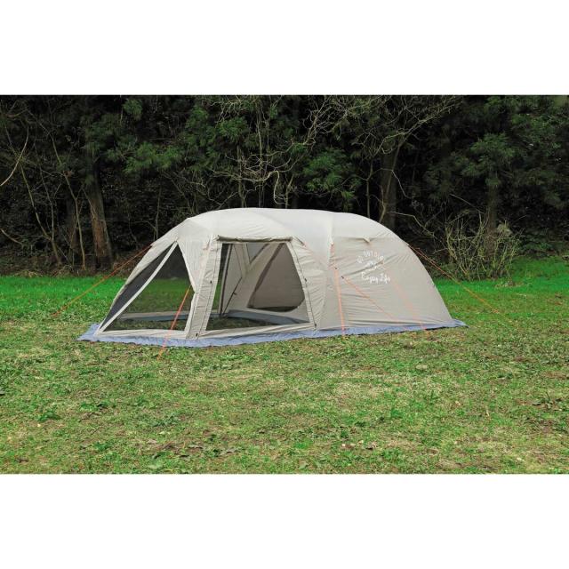 キャプテンスタッグ モンテ スクリーンツールームドームテント 5〜6人用 UA-44