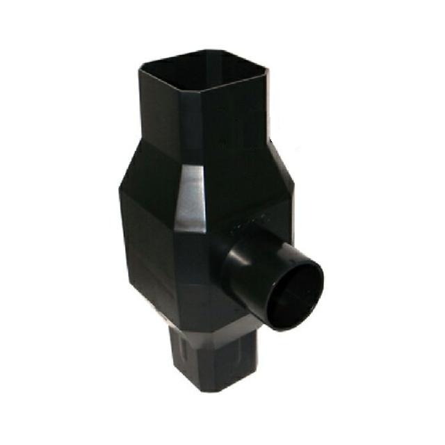 雨音くん ジェットライン Ｔ15専用 集水継手 黒 BK15