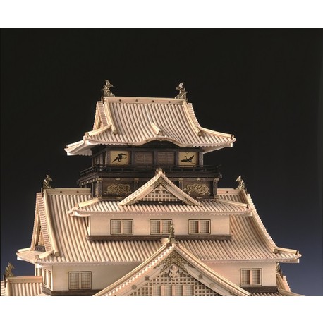 ウッディジョー 木製建築模型 【1/150大阪城天守閣】レーザー