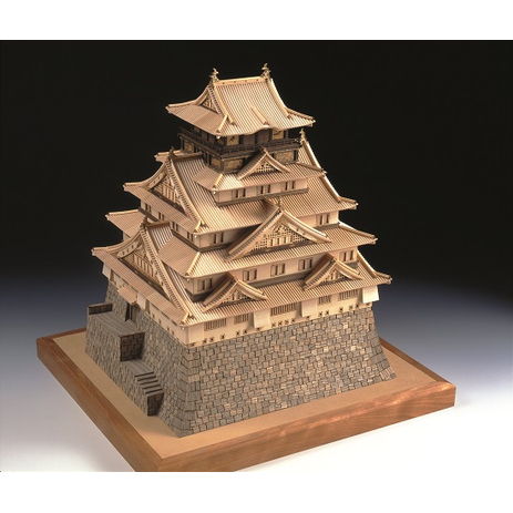 ウッディジョー 木製建築模型 【1/150大阪城天守閣】レーザー