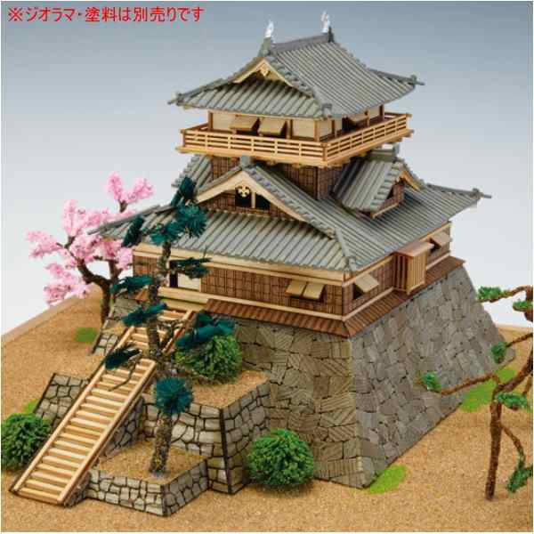 ウッディジョー 木製建築模型 1/150 丸岡城 建築・建造物