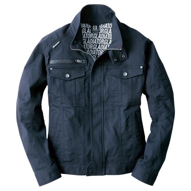 コーコス信岡 作業ブルゾン ストレッチ素材 グラディエーター ネイビー M GA-3910の通販は