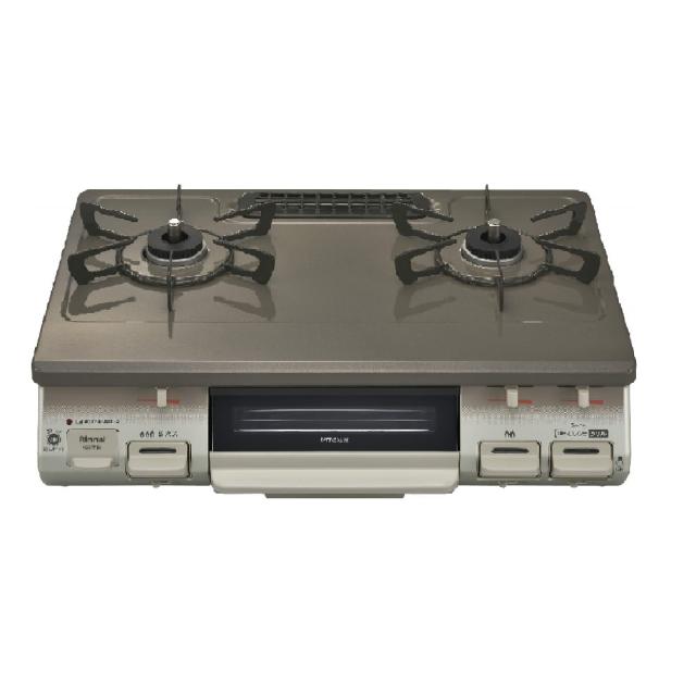 PD-N202BG コンパクト 工事費込み パロマ ガスコンロ 工事費込 2口 グリルあり 交換 取付け 設置 廃棄処分 付き ガスコンロ(Paloma) パロマ コンパクト ビルトインガスコンロ PD