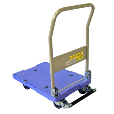 【法人限定】ナンシン 微音 樹脂台車 DSK-101B フットブレーキ付 【メーカー直送・代引不可・置配不可・配送地域限定】