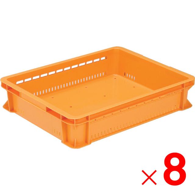 【法人限定】サンコー サンボックス＃28 オレンジ 8個 203000 セット販売 【メーカー直送・代引不可・置配不可】