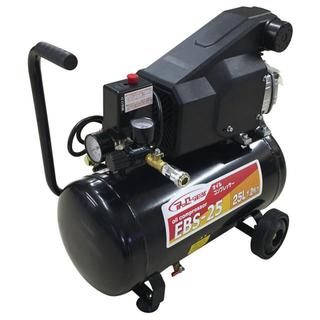 シンセイ オイルコンプレッサー 25L EBS-25 【メーカー直送・代引不可・置配不可】の通販は 18,183円