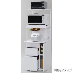 エムケー精工 レンジ台 キャビー 組立式 CBU-339W 【メーカー直送・代引不可】