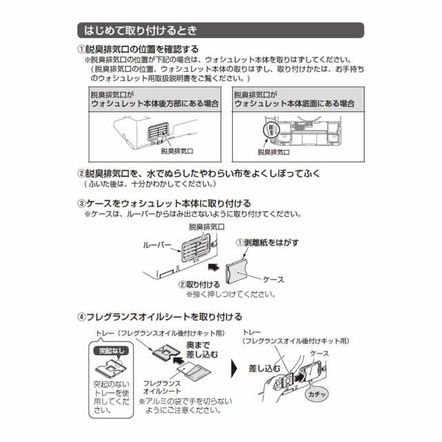 TOTO フレグランスセット フローラル ウォシュレットパーツ TCA280｜au PAY マーケット