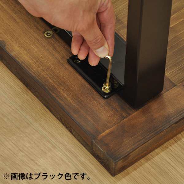 エイ・アイ・エス テーブルキッツ 角枠脚ハイタイプ2本組 TBK-665ST WH 【メーカー直送・代引不可・置配不可】の通販は